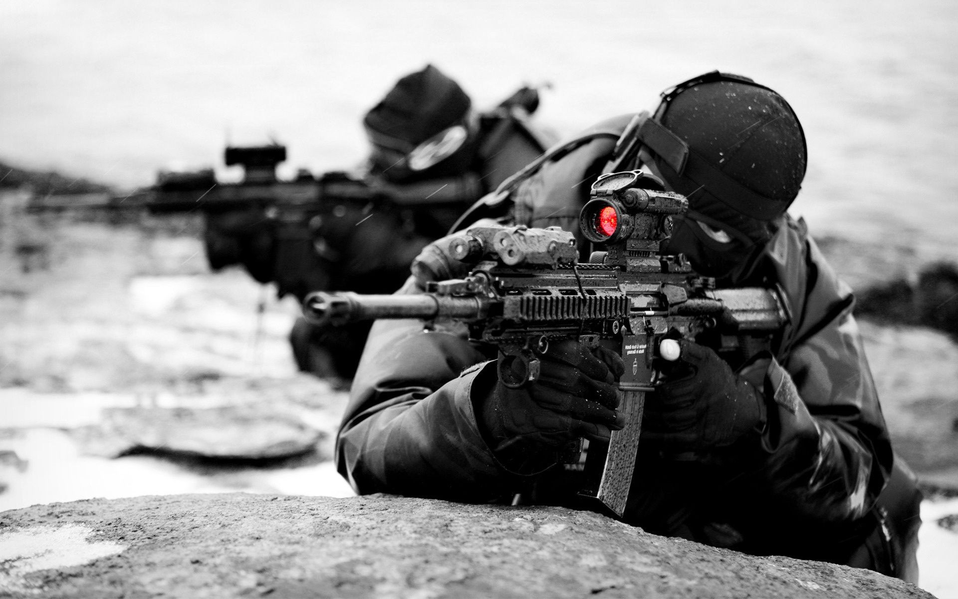 swat gun war military weapon soldier rifle adult man combat army machine gun one uniform