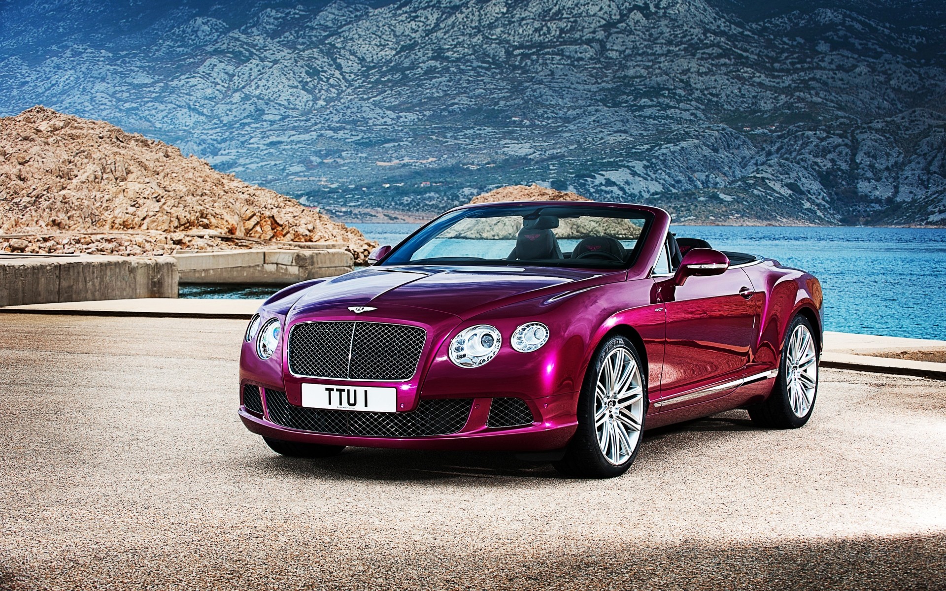 bentley voiture voiture dépêchez-vous midi chaussée asphalte système de transport noir rapide bentley continental gt