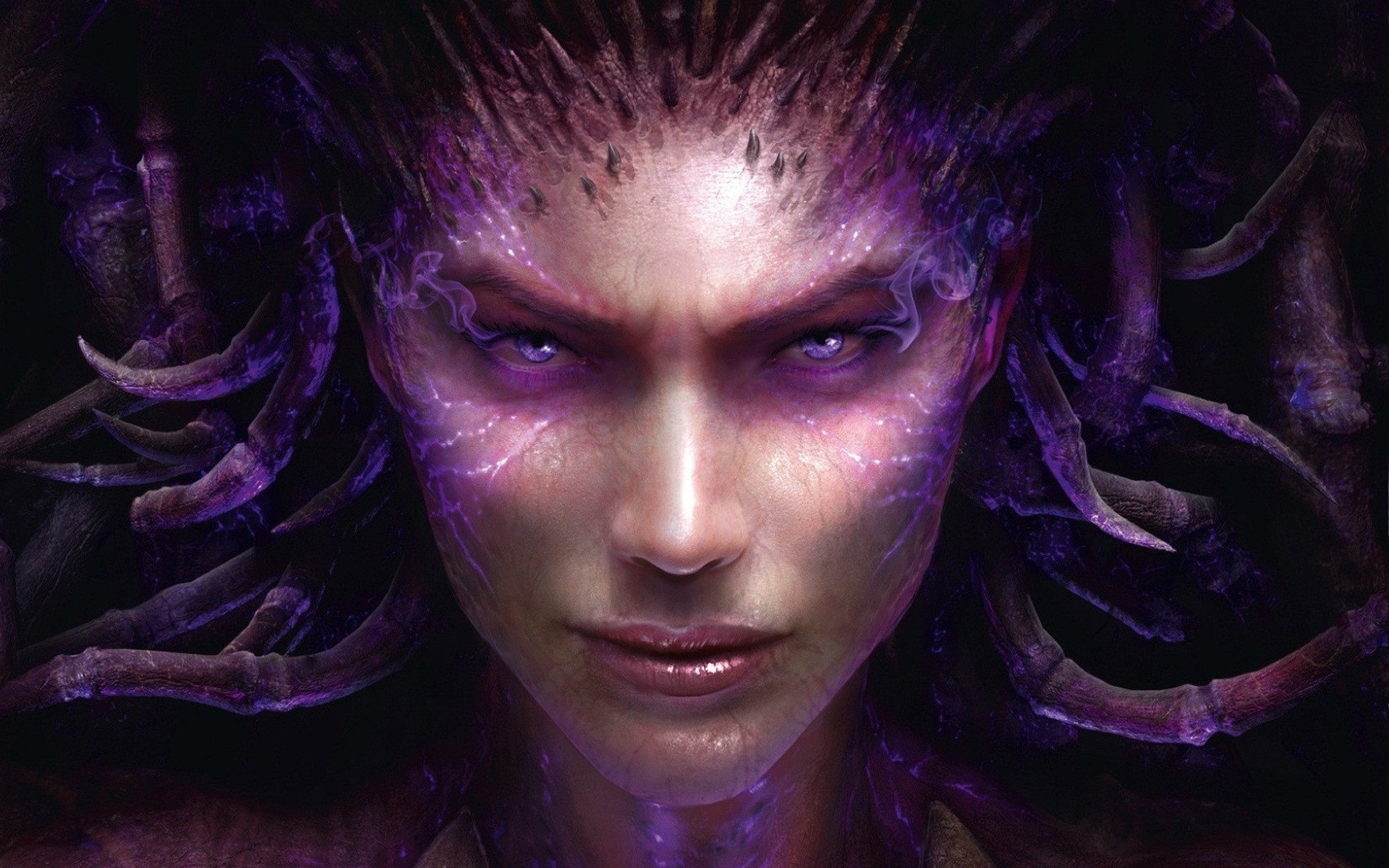 other games frau porträt erwachsener mädchen mode kunst fantasie farbe starcraft