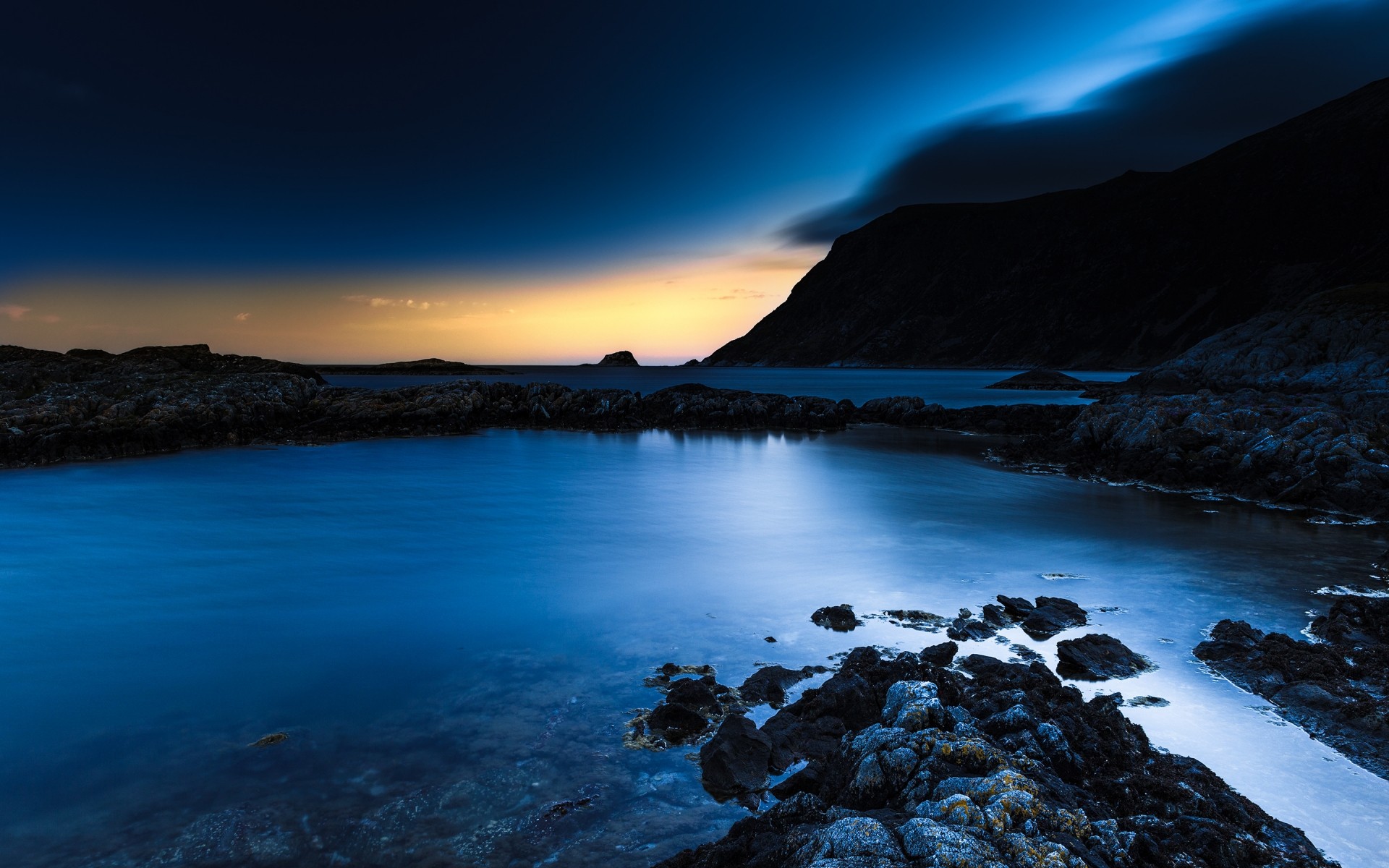 landschaft wasser sonnenuntergang reisen im freien dämmerung abend himmel dämmerung landschaft meer natur meer nacht steine