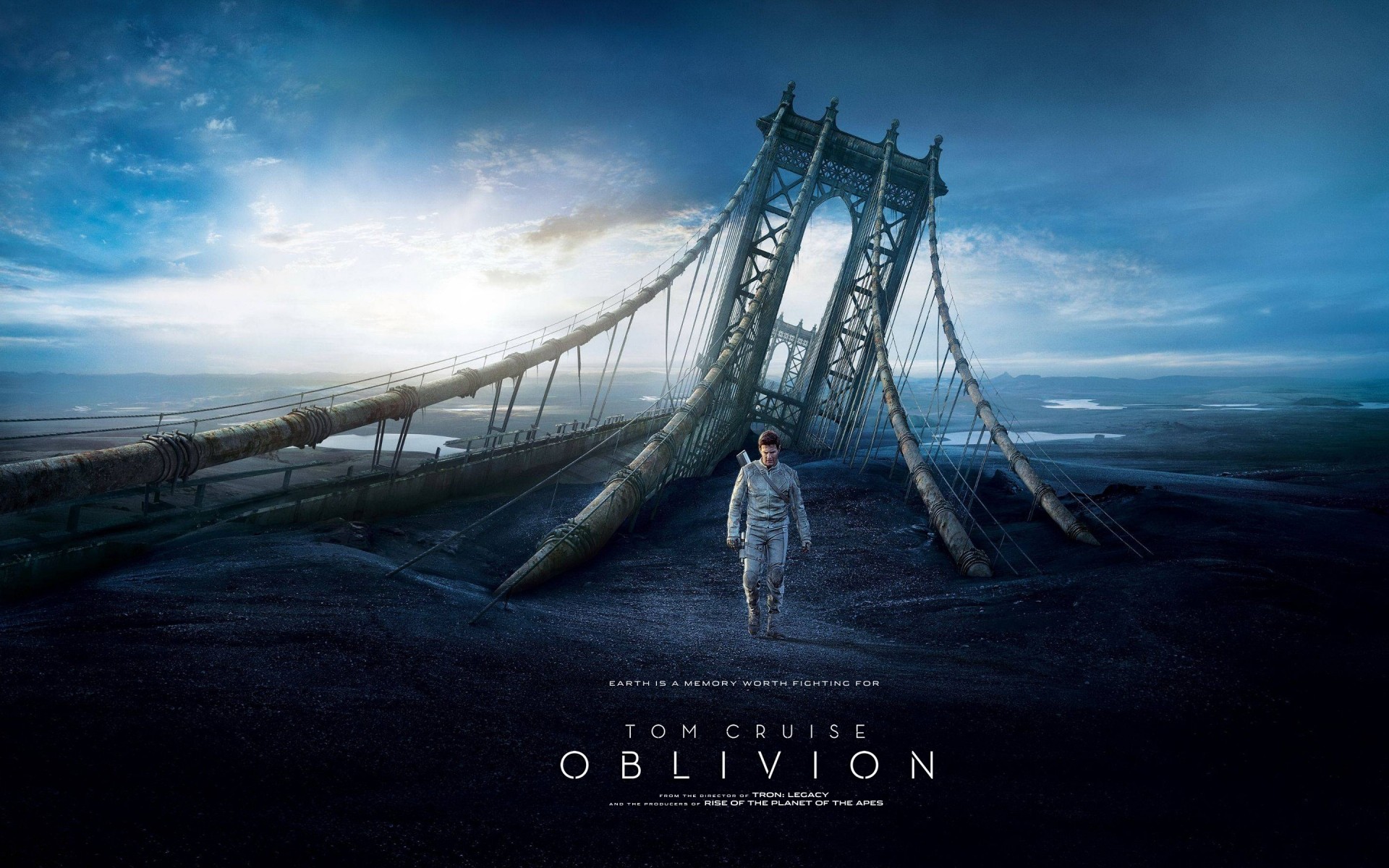 movies water sky outdoors travel sea sunset dark dusk dawn 2013 film tom cruise film oblivion 2013 poster