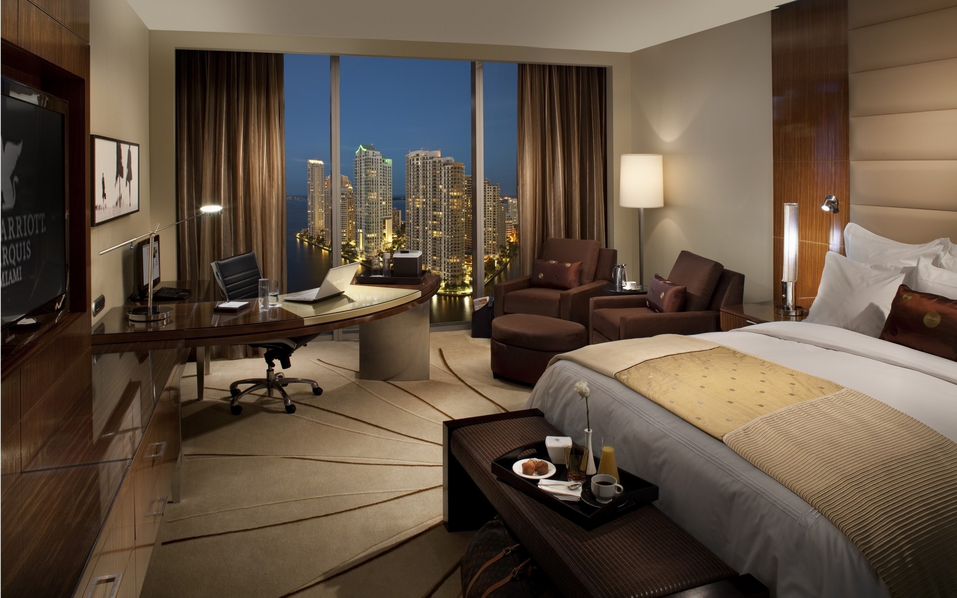 Miami Florida Hotel Room Android Wallpapers