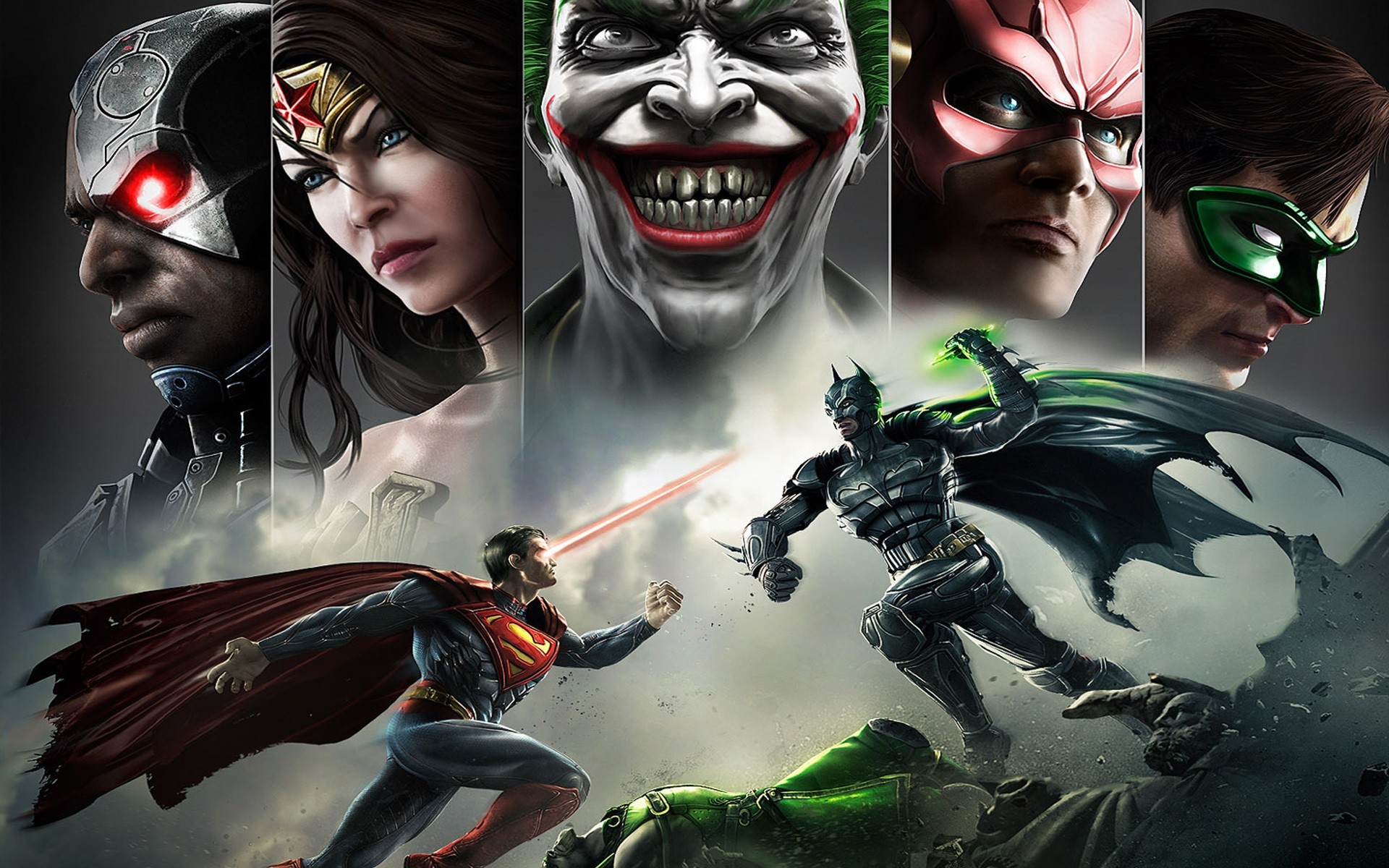 other games máscara mulher monstro halloween zumbi menina arte superman coringa sorriso injustiça