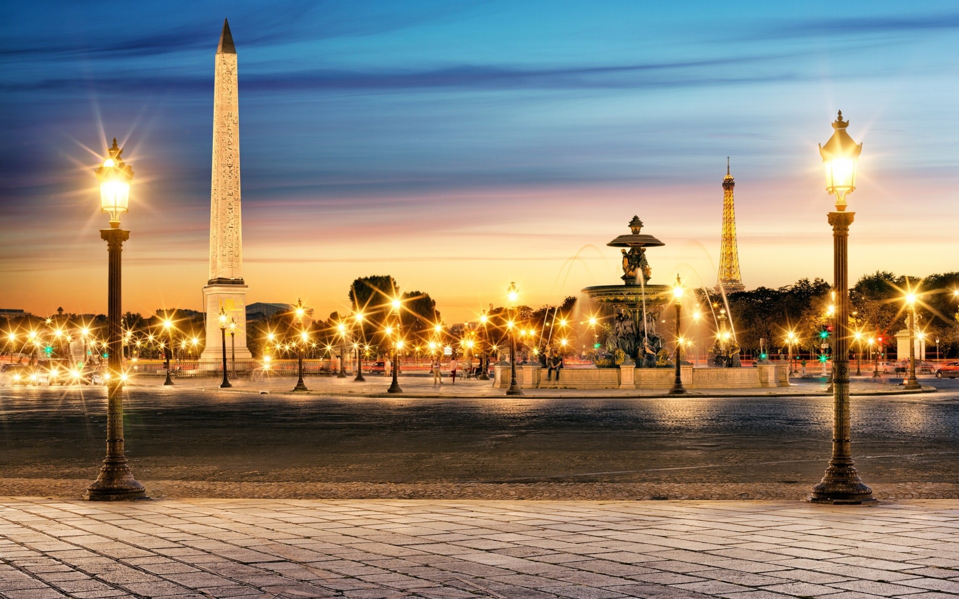 france sunset city tower architecture water travel dusk sky evening light urban building dawn cityscape monument river street illuminated tourism sight eifel tower paris