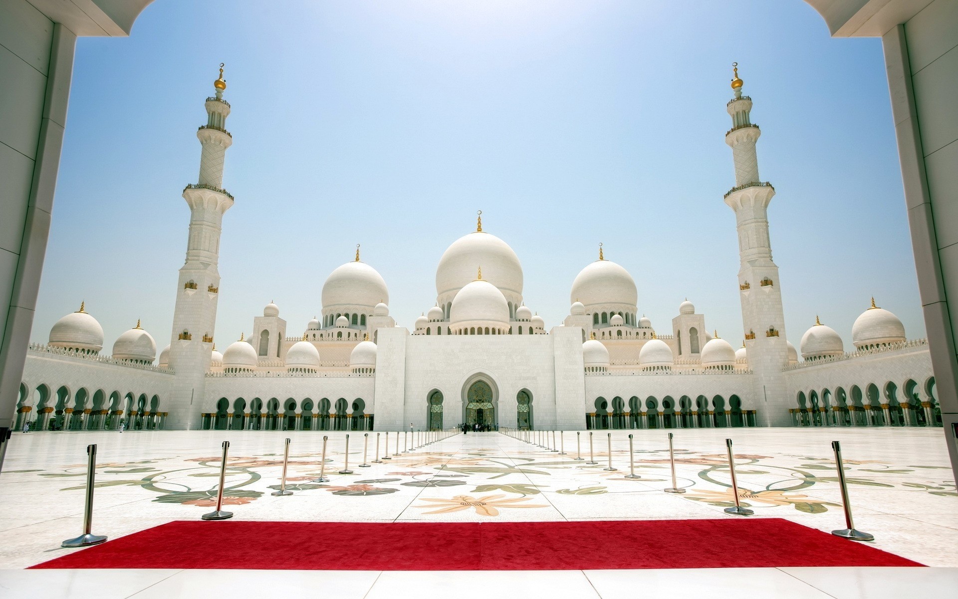 emirats arabes unis minaret religion musulman dôme voyage architecture prière prophète culte religieux coran ciel sultanat point de repère temple tourisme en plein air saint maison mosquée