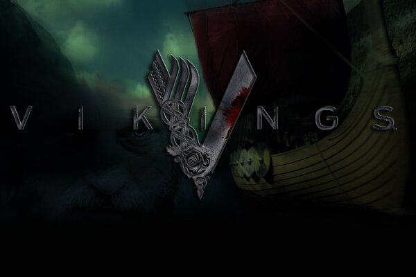 Screensaver Vikings series blood and metal