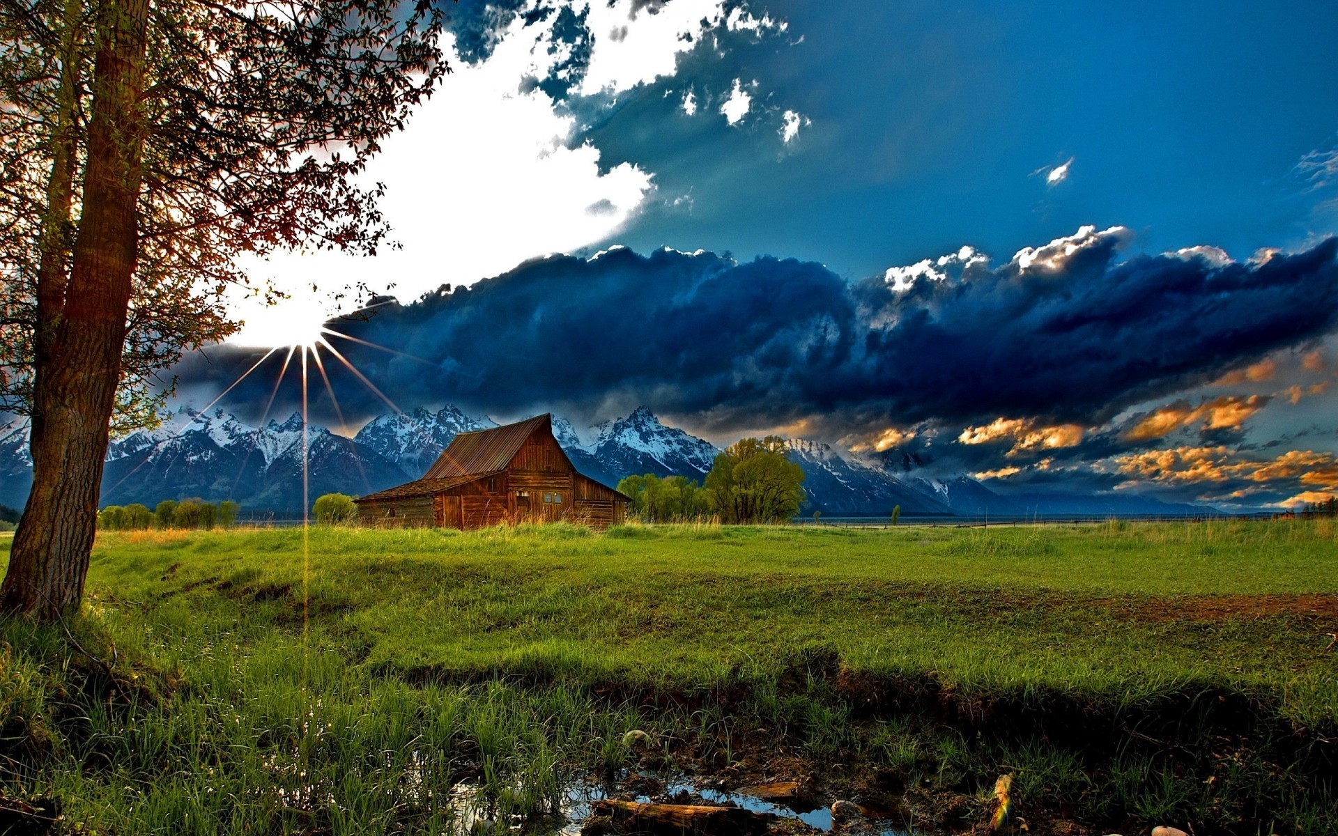 landschaft landschaft natur himmel gras berge im freien sonnenuntergang dämmerung baum reisen holz gutes wetter sommer des ländlichen herbst wolken berge