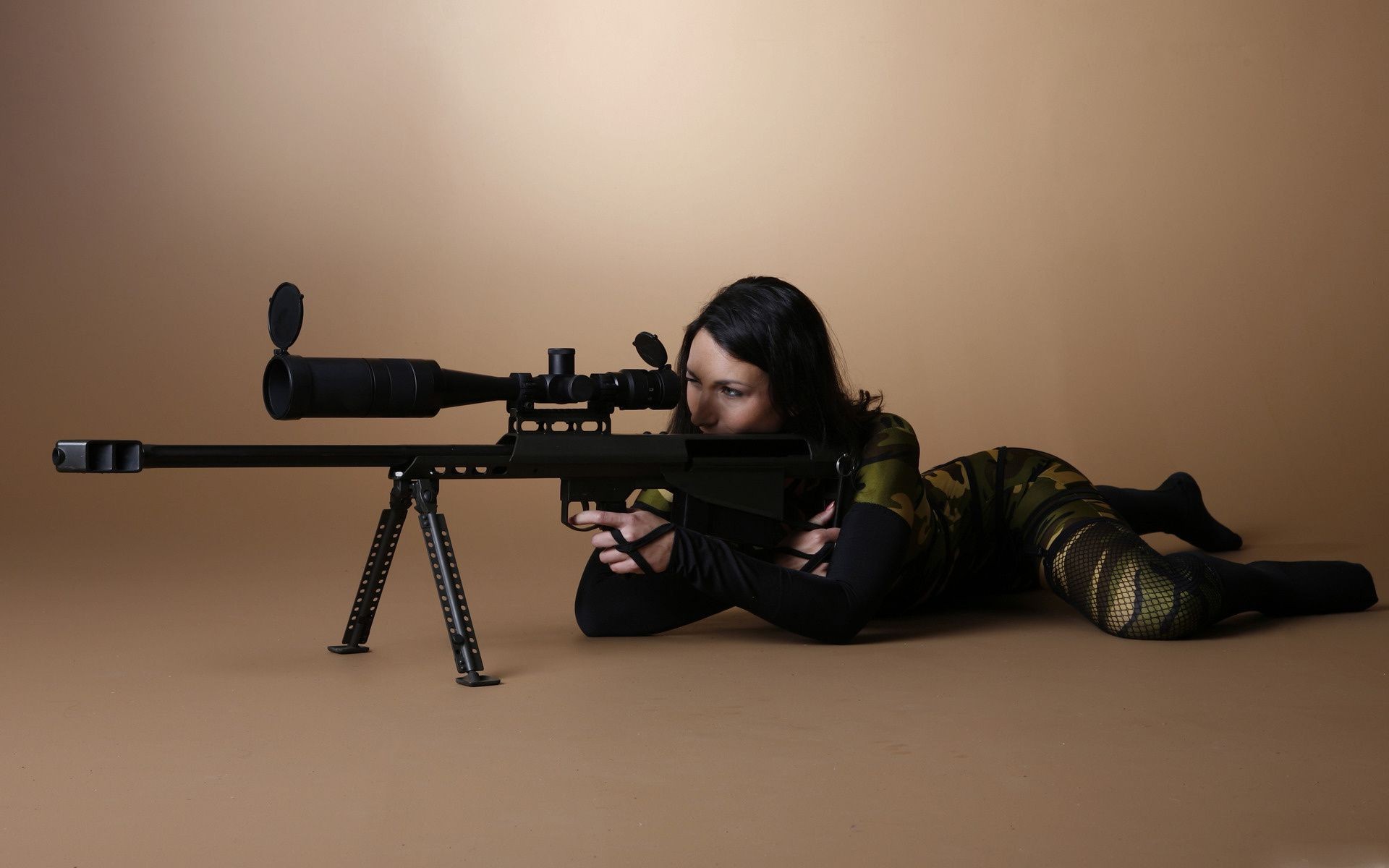 weapons and army gun weapon adult military war rifle battle offense army one girl force pistol portrait soldier
