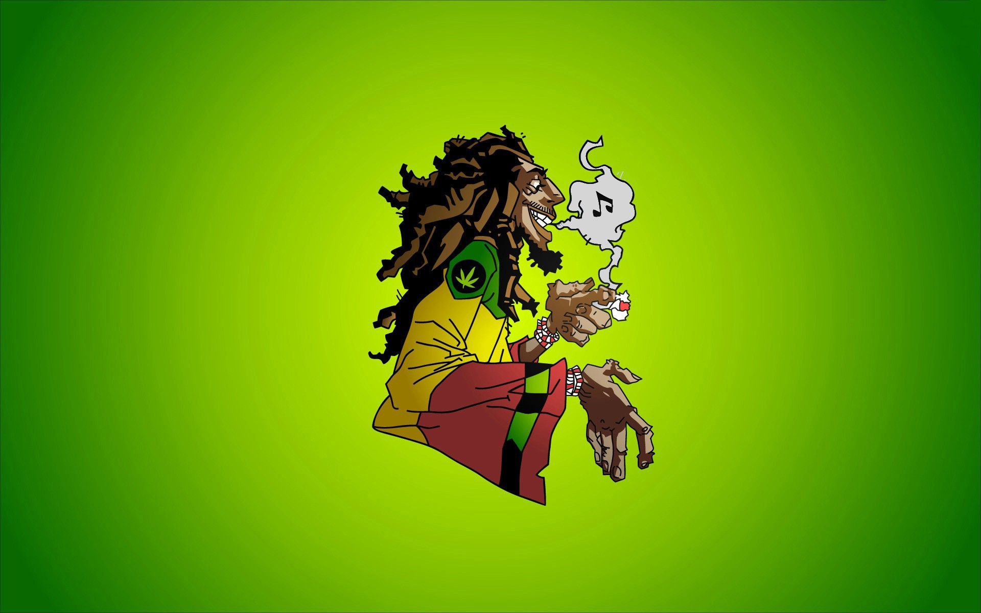 musicisti desktop illustrazione arte design astratto vettore simbolo grafico colore fumo marijuana