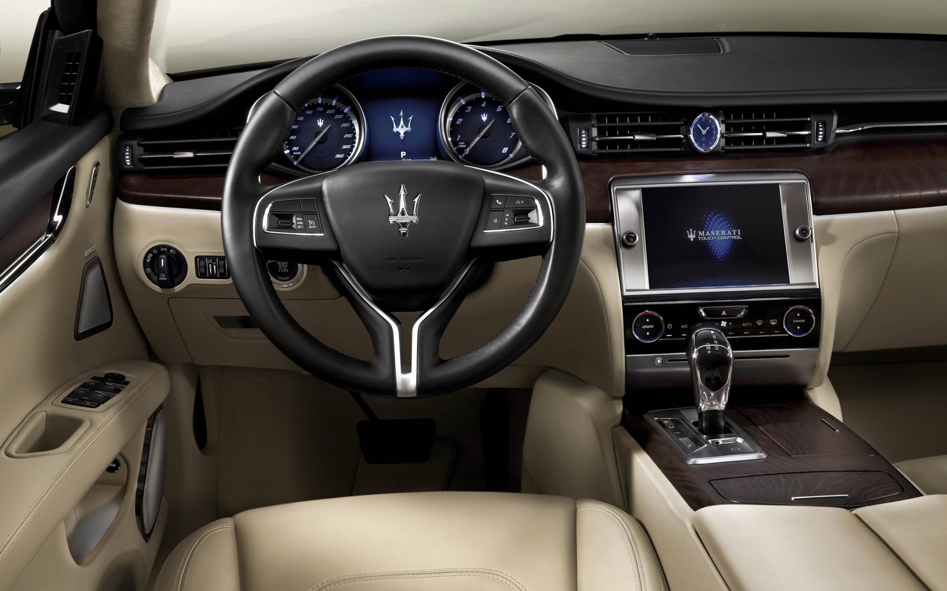 maserati car dashboard steering wheel vehicle drive speedometer guidance transportation system dash fast control wheel odometer cockpit shift automotive speed engine driver maserati quattroporte