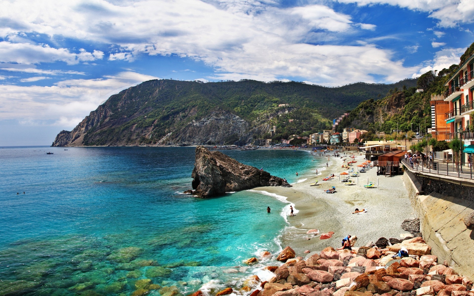 italy seashore water travel beach sea island ocean bay seascape vacation summer landscape sky