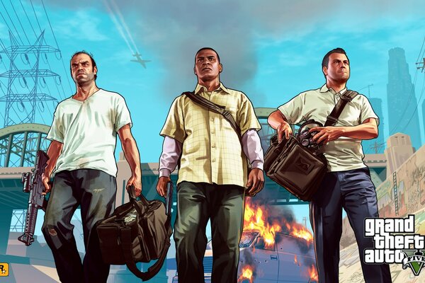 Personagens do jogo de computador Britânico Grand Theft Auto