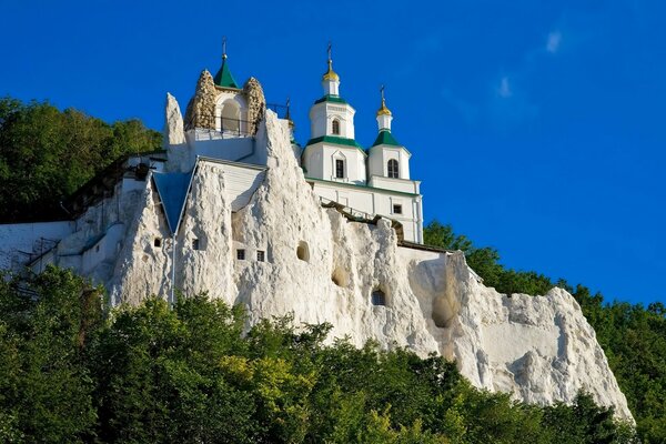 Architecture of the Castle in the mountains