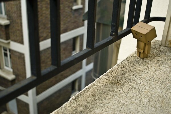 Box Haus danbo Geländer Balkon Fenster Geländer