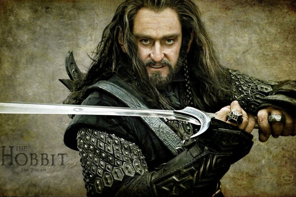 A movie about a hobbit . The Man in the Sword