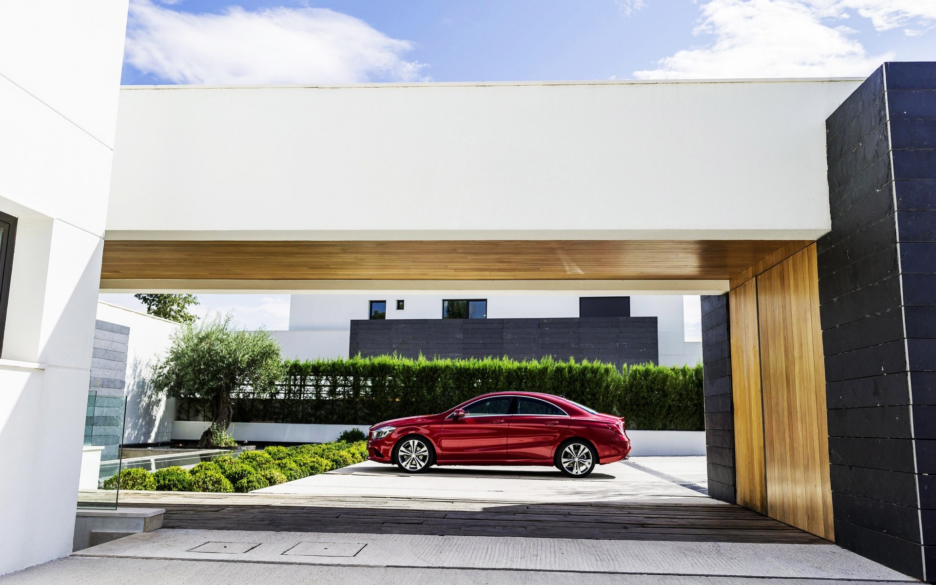 mercedes-benz architettura moderna casa casa casa moderna di lusso auto porta famiglia mercedes cla mercedes cla 2014