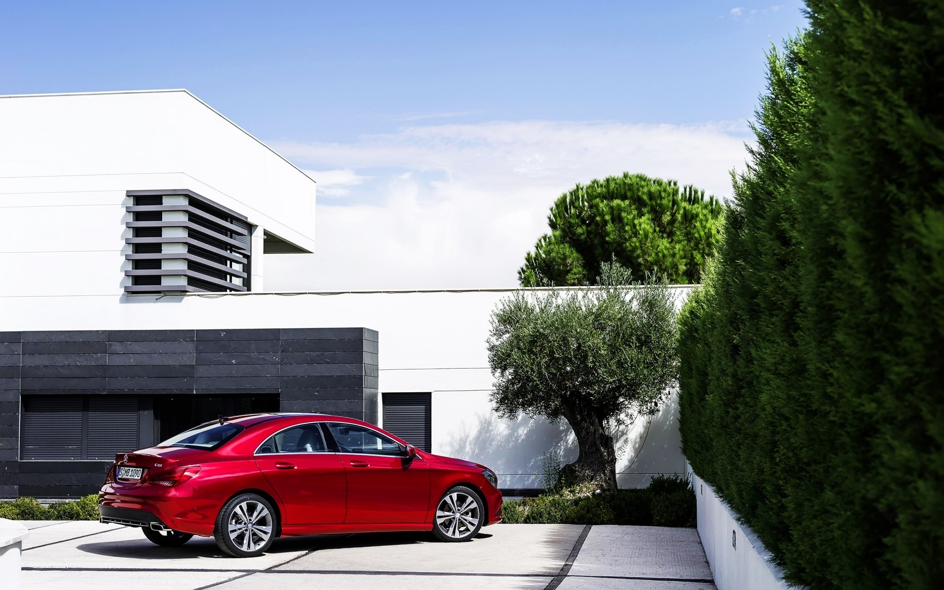 mercedes-benz coche coche carretera al aire libre arquitectura viajes árbol acera lujo casa mercedes cla mercedes cla 2014