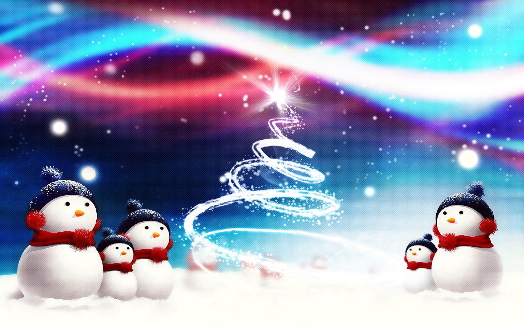 new year christmas winter snow snowman moon illustration celebration space