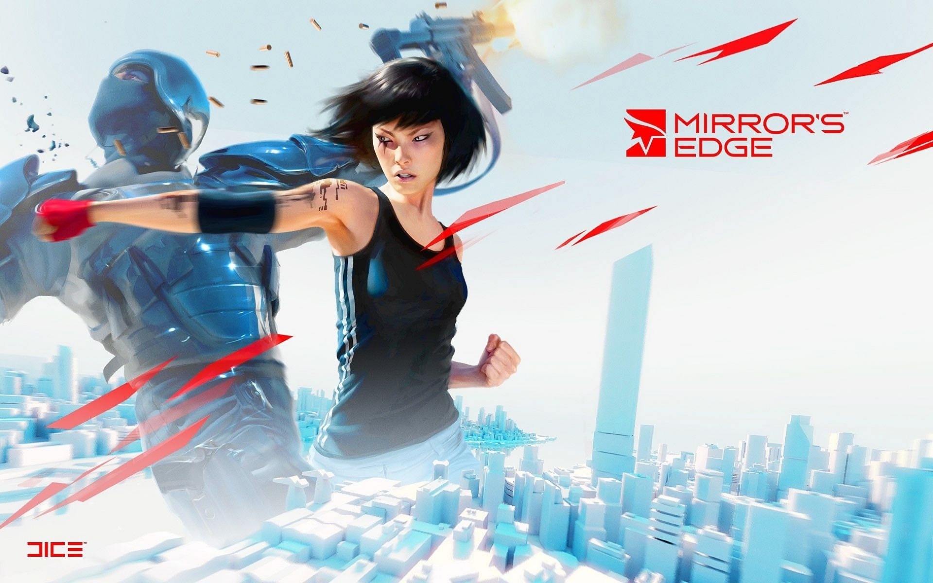 inne gry dorosły kobieta poziomy człowiek praca zespołowa biznes mirrors edge 2