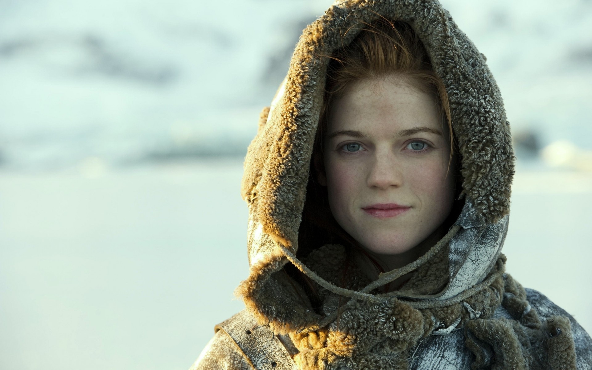 series de televisión invierno frío bufanda nieve retrato otoño mujer solo al aire libre desgaste moda calor naturaleza escarcha rose leslie juego de tronos