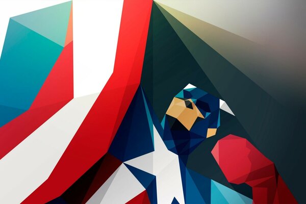 Art de Captain America. dessins de Captain America