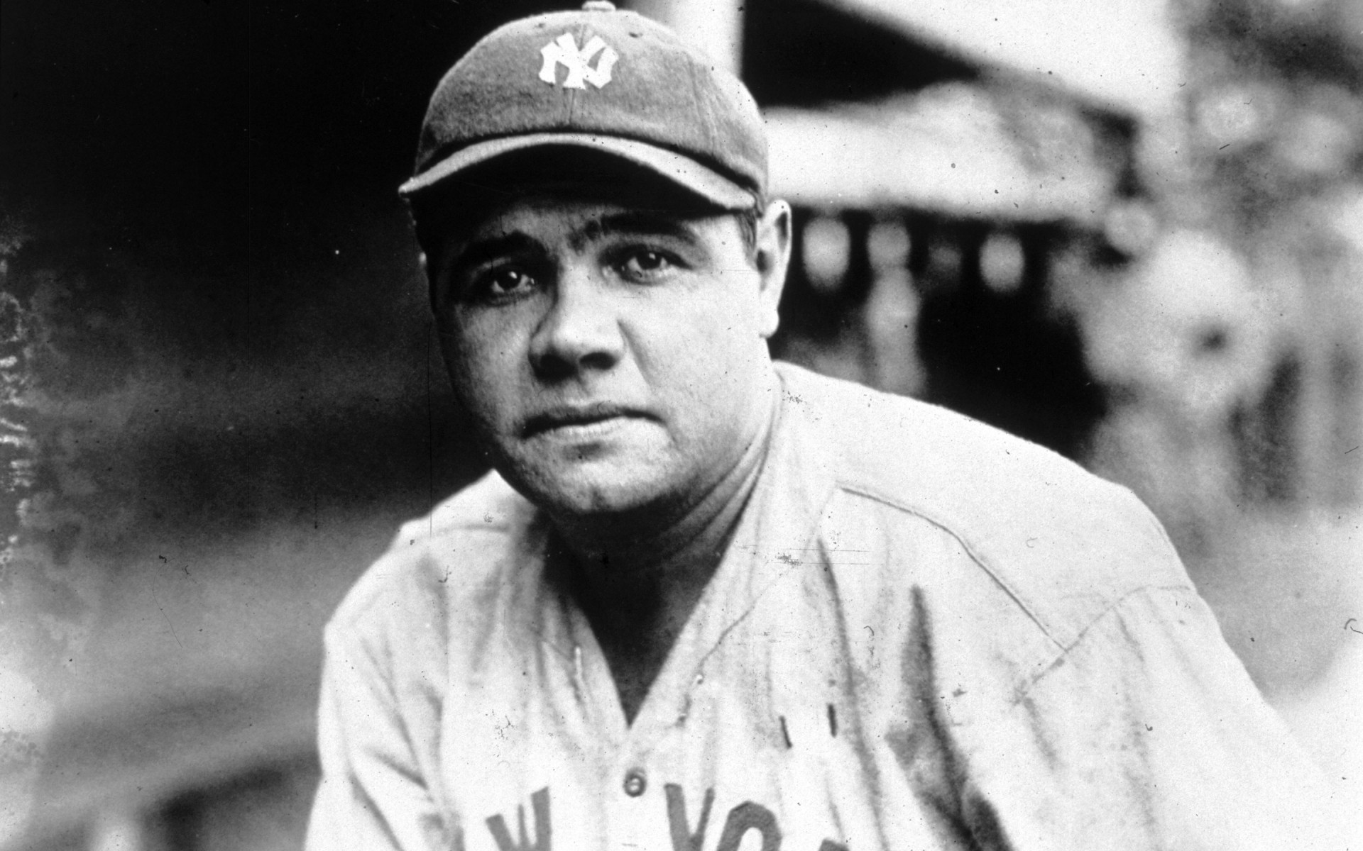 deporte solo retrato adulto hombre béisbol desgaste traje uniforme babe ruth