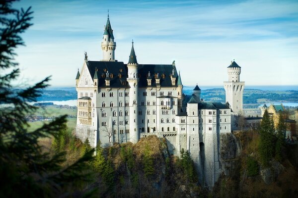 Gothic old castle in Germany