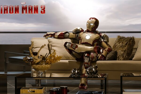 Ilustración para la película Iron man3