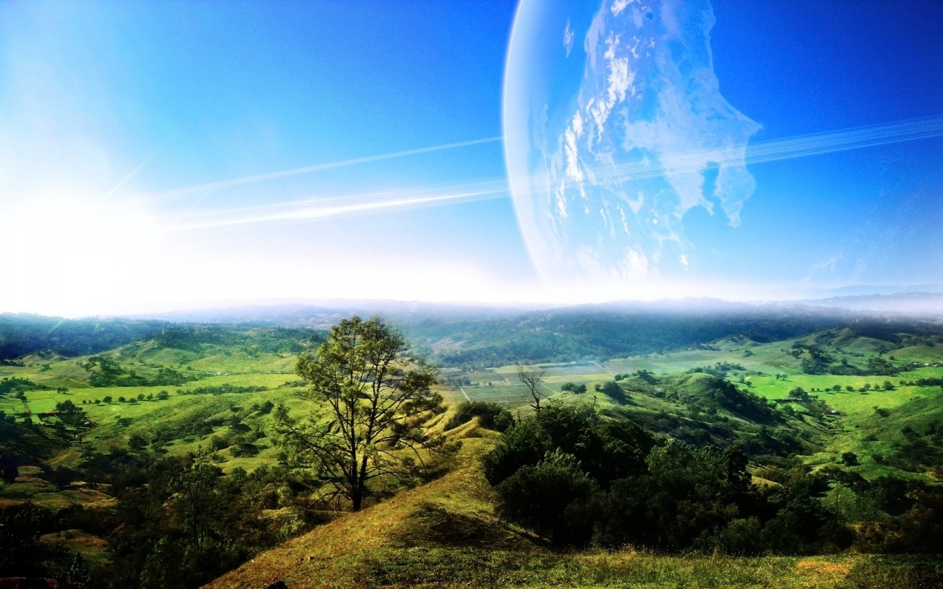 verano paisaje naturaleza cielo montaña viajes árbol escénico hermoso espectáculo colina hierba medio ambiente al aire libre luna