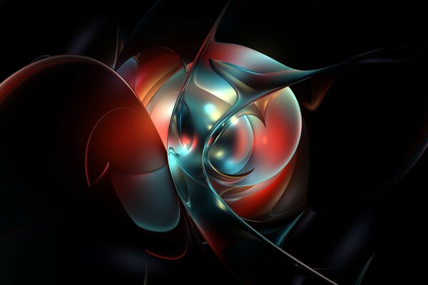 Unusual design. Abstract Flower