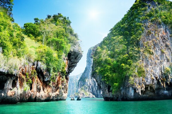 Paesaggio, paradiso tropicale dell acqua