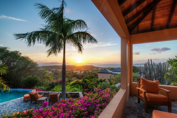 Vue sur la mer de luxe paysage