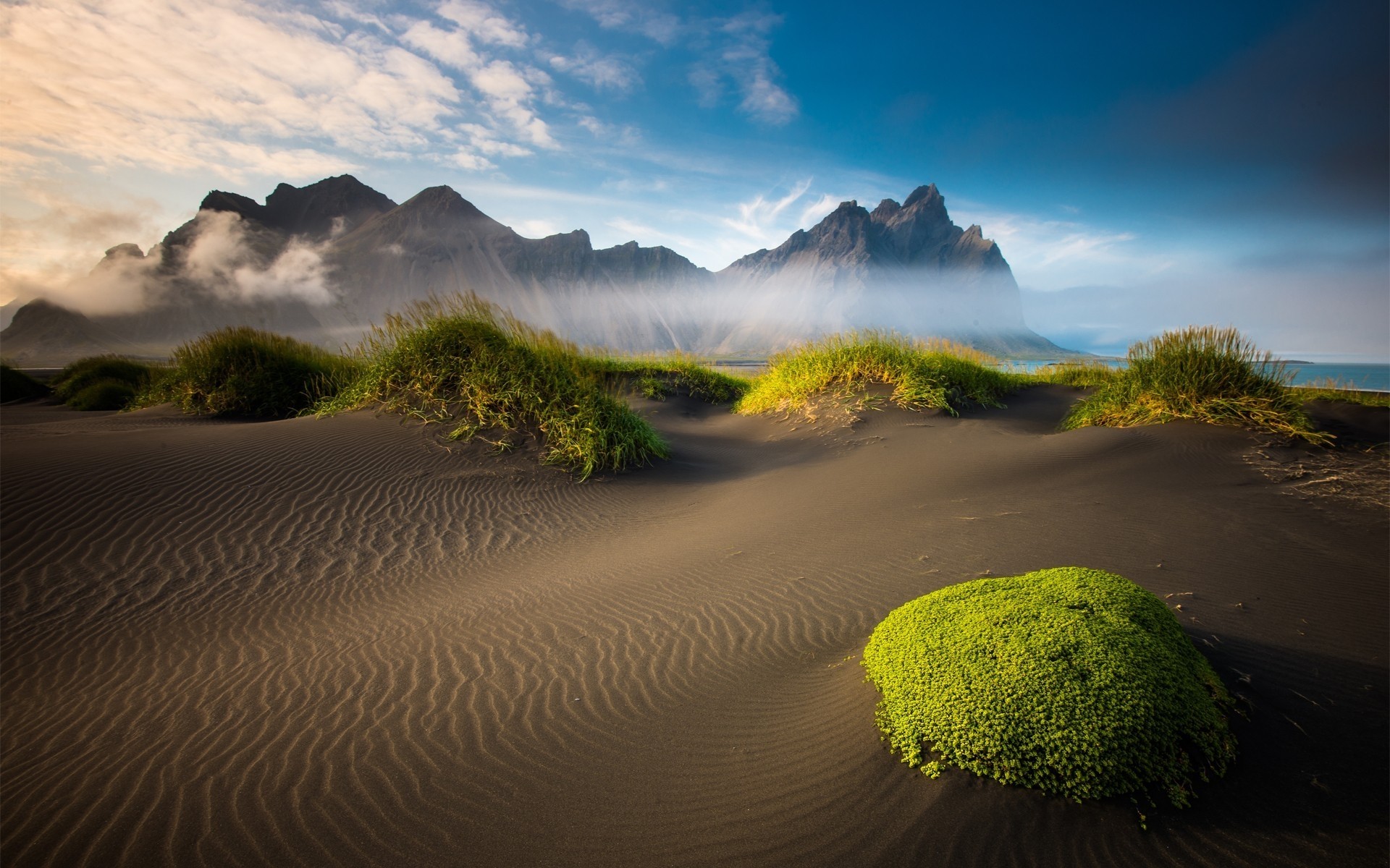 andere städte landschaft sonnenuntergang dämmerung reisen himmel natur berge wüste im freien sand am abend island