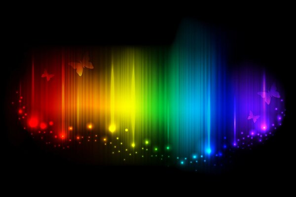 Rainbow colors in a combination of mysteries