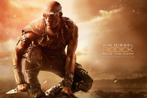 El protagonista de la película Riddick