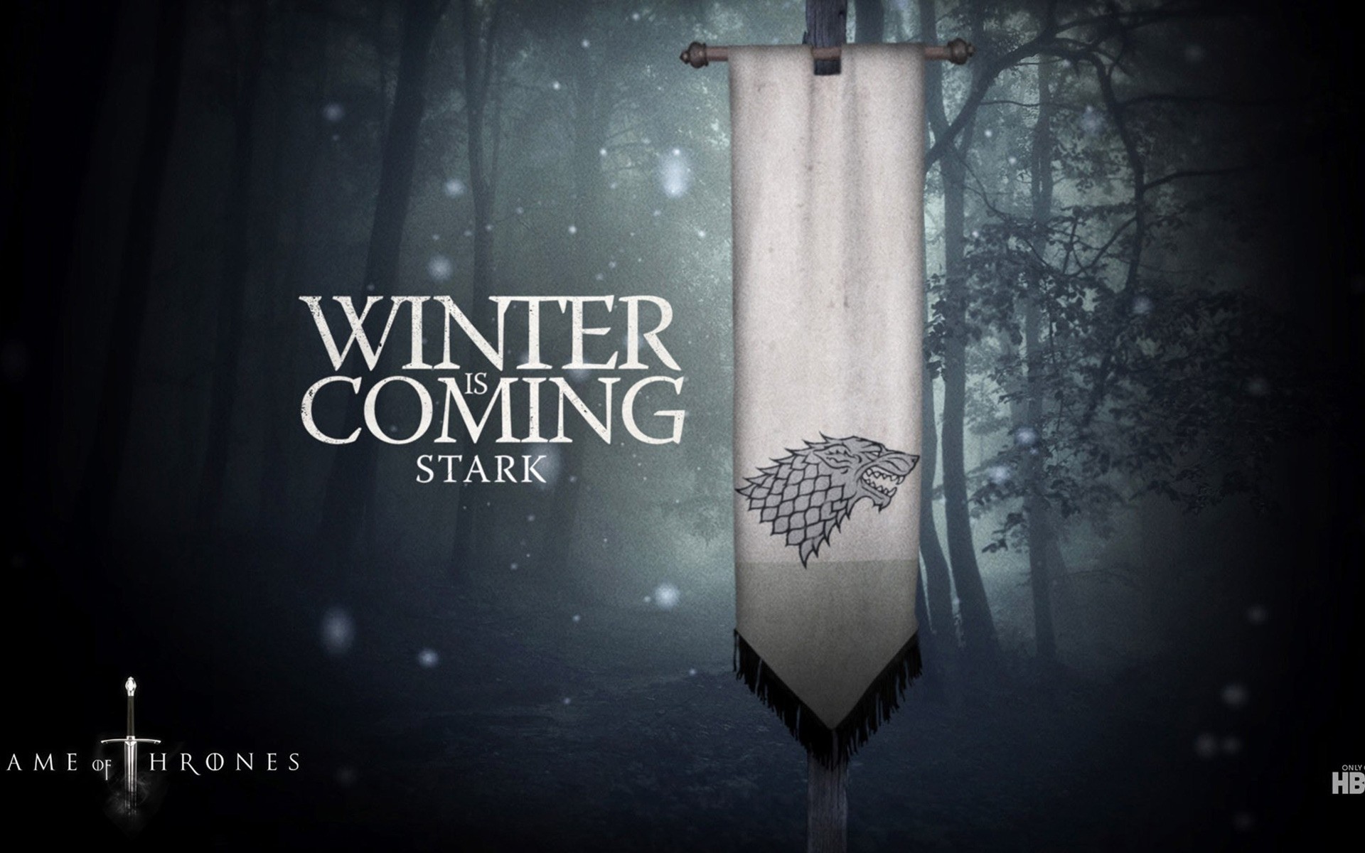 séries tv sombre hiver rétro-éclairé game of thrones