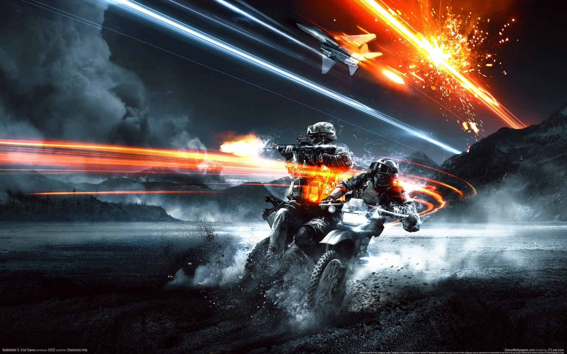 battlefield płomień samochód ruch dym festiwal battlefield 4