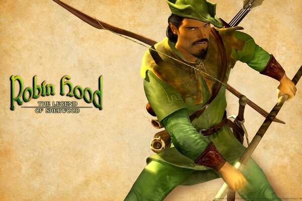 Ein Mann robin Hood