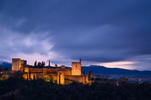 Foto des Sonnenuntergangs in Spanien