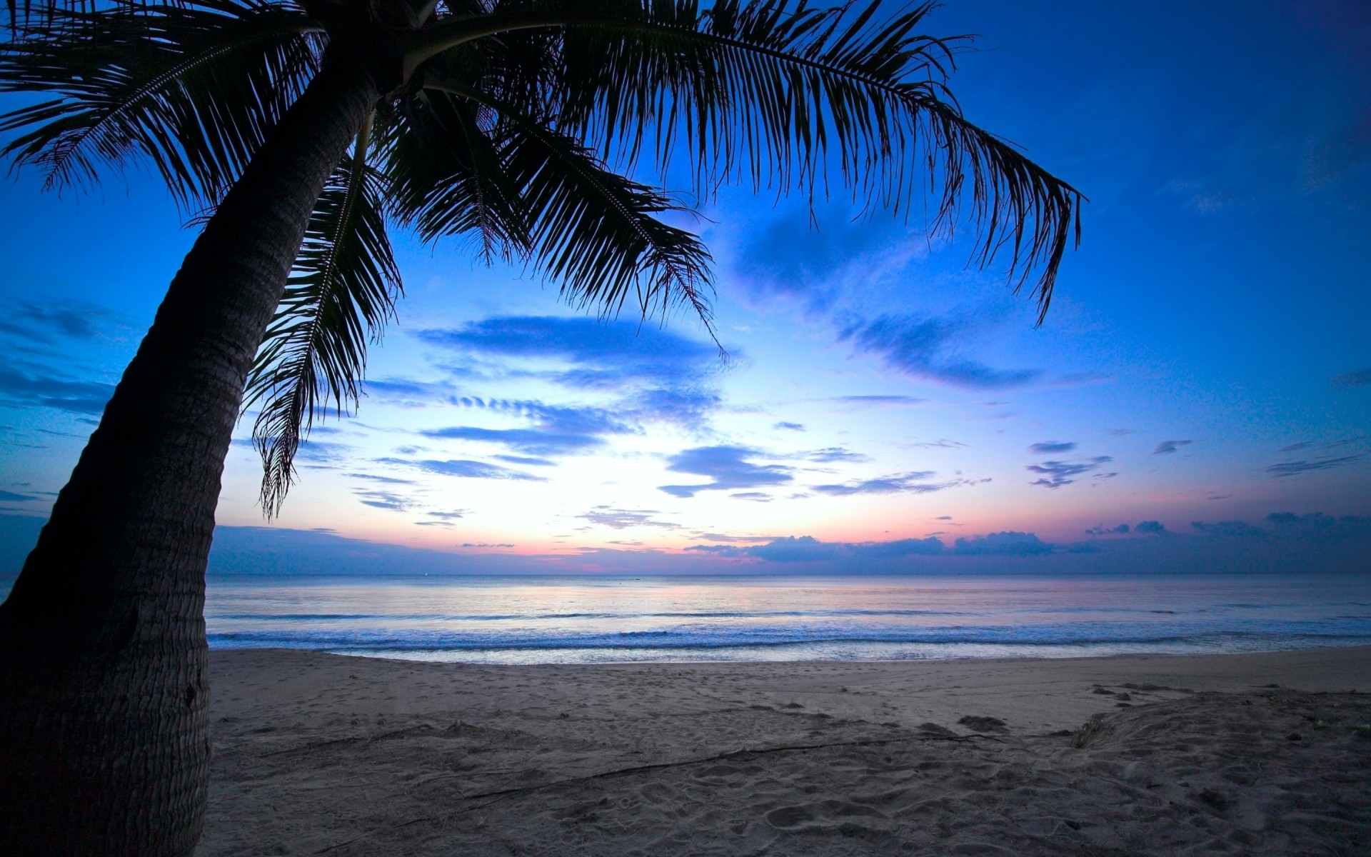 paesaggio spiaggia mare oceano sabbia acqua tropicale paesaggio sole mare isola viaggi vacanze tramonto estate palme cielo esotico bel tempo idillio palme