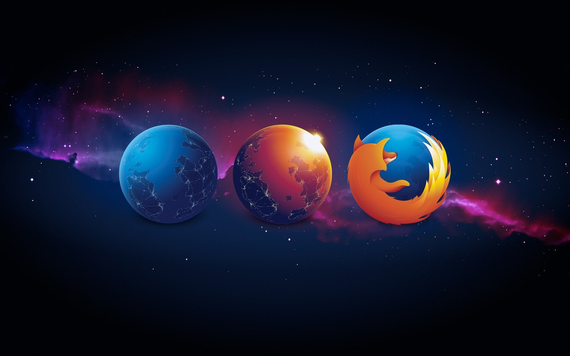 digitale technik und software mond astronomie planeten kugelförmig raum galaxie wissenschaft kugel dunkel astrologie atmosphäre exploration raum sonnensystem in firefox