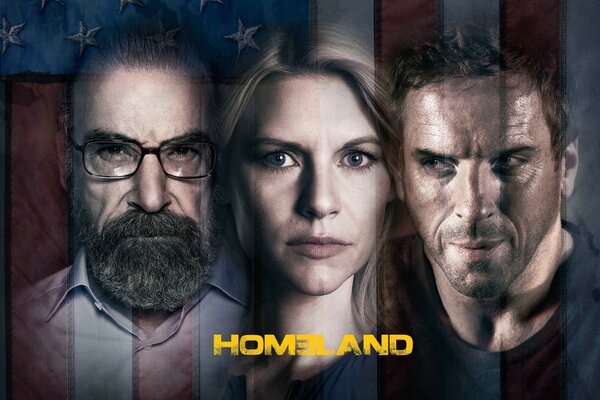 Les personnages principaux de la série Homeland