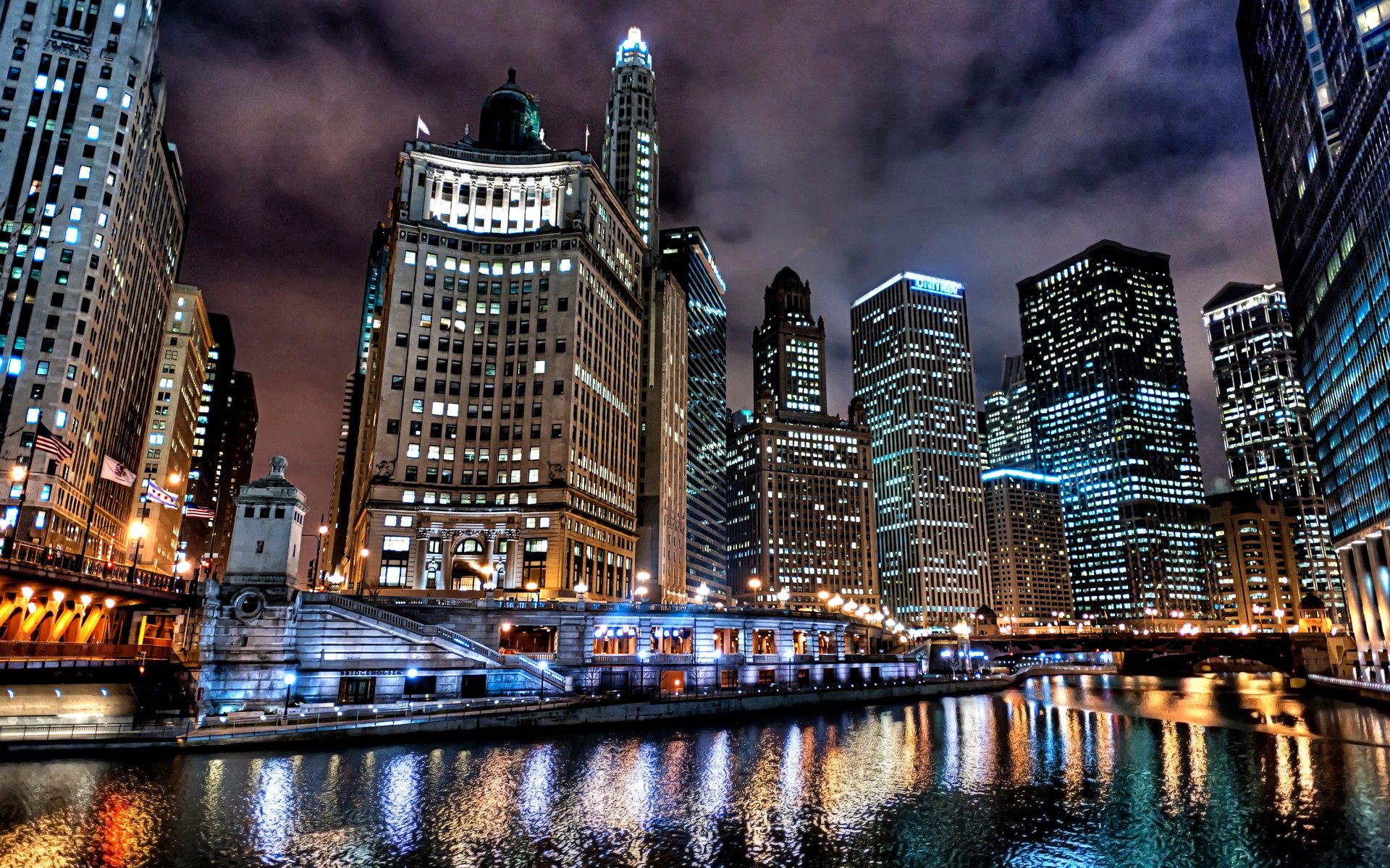 estados unidos ciudad arquitectura ciudad rascacielos skyline hogar urbano centro de la ciudad crepúsculo viajes oficina torre cielo moderno noche iluminación reflexión río negocio puente bna ciudad de estados unidos edificios américa