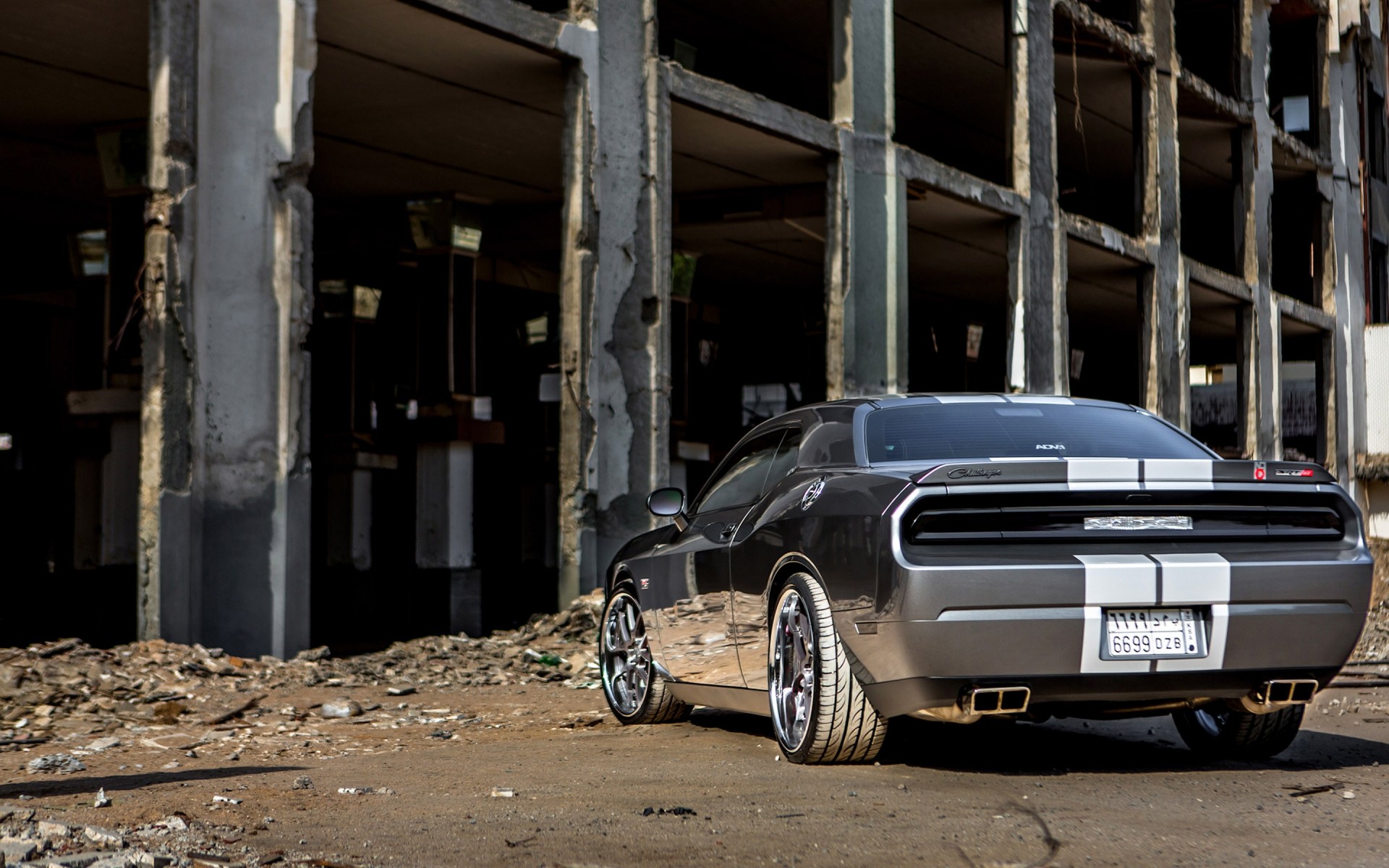 tunning cars coche coche abandonado sistema de transporte industria dodge challenger dodge challenger cpt coche del músculo