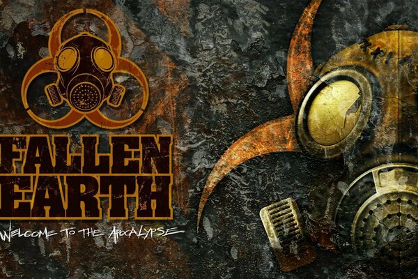 The screensaver of the fallen earth game