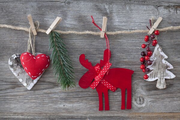 Décorations de fête pour les fêtes de Noël