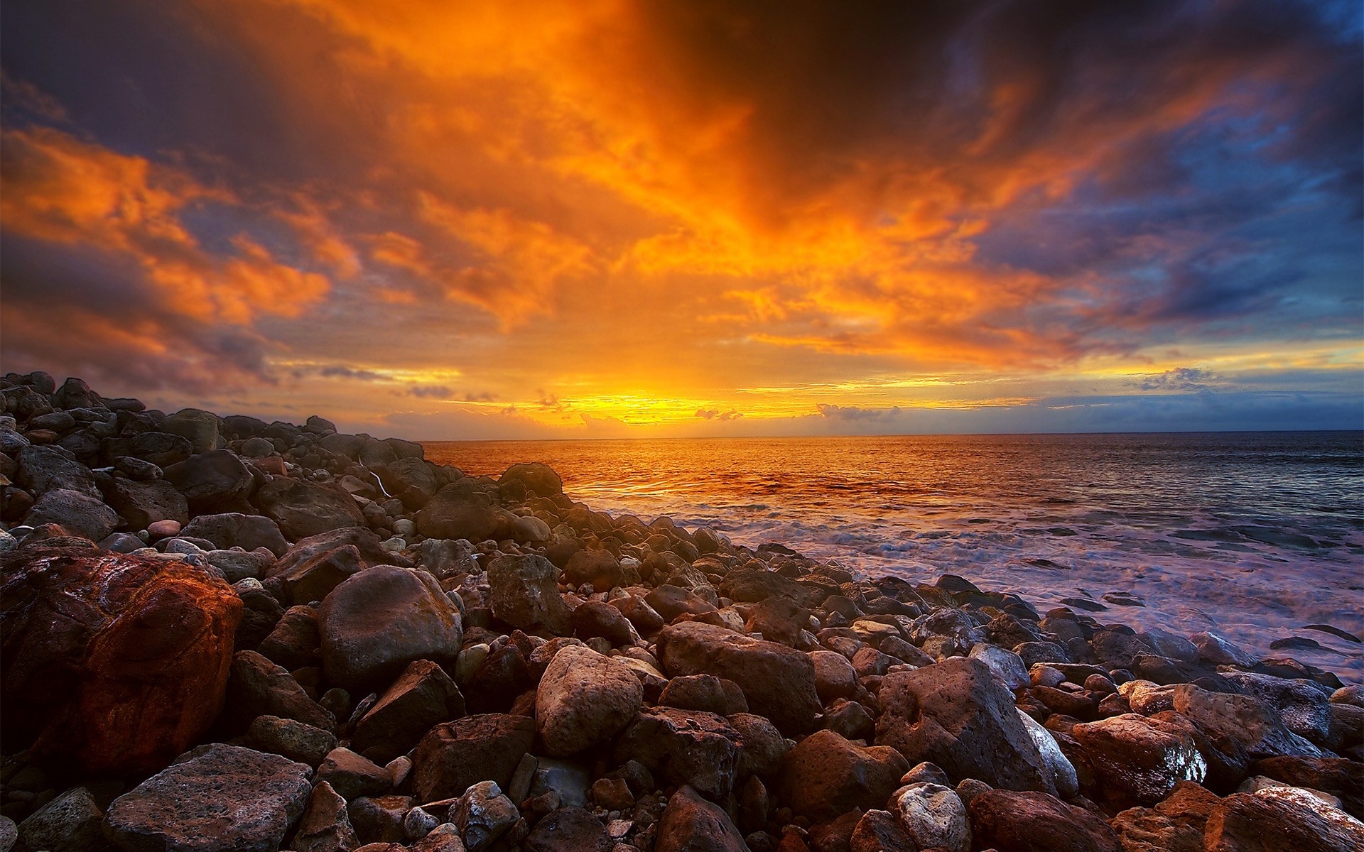 landscapes sunset water dusk dawn sea evening beach ocean seashore sky sun seascape landscape nature travel rocks