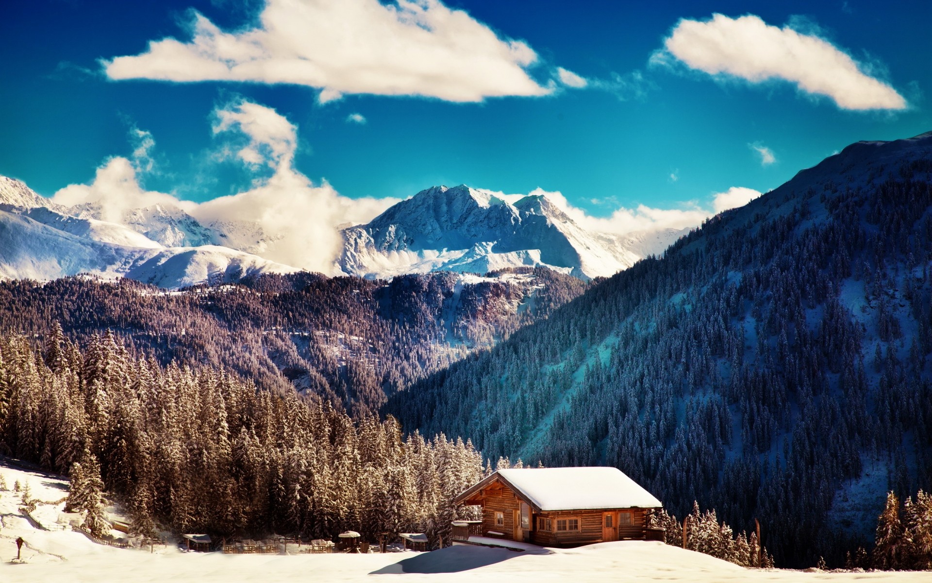 hiver neige montagnes scénique voyage bois paysage à l extérieur ciel pic de montagne nature vallée froid montagnes forêt