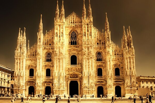 La cathédrale de style gothique, un autre patrimoine architectural de l Italie