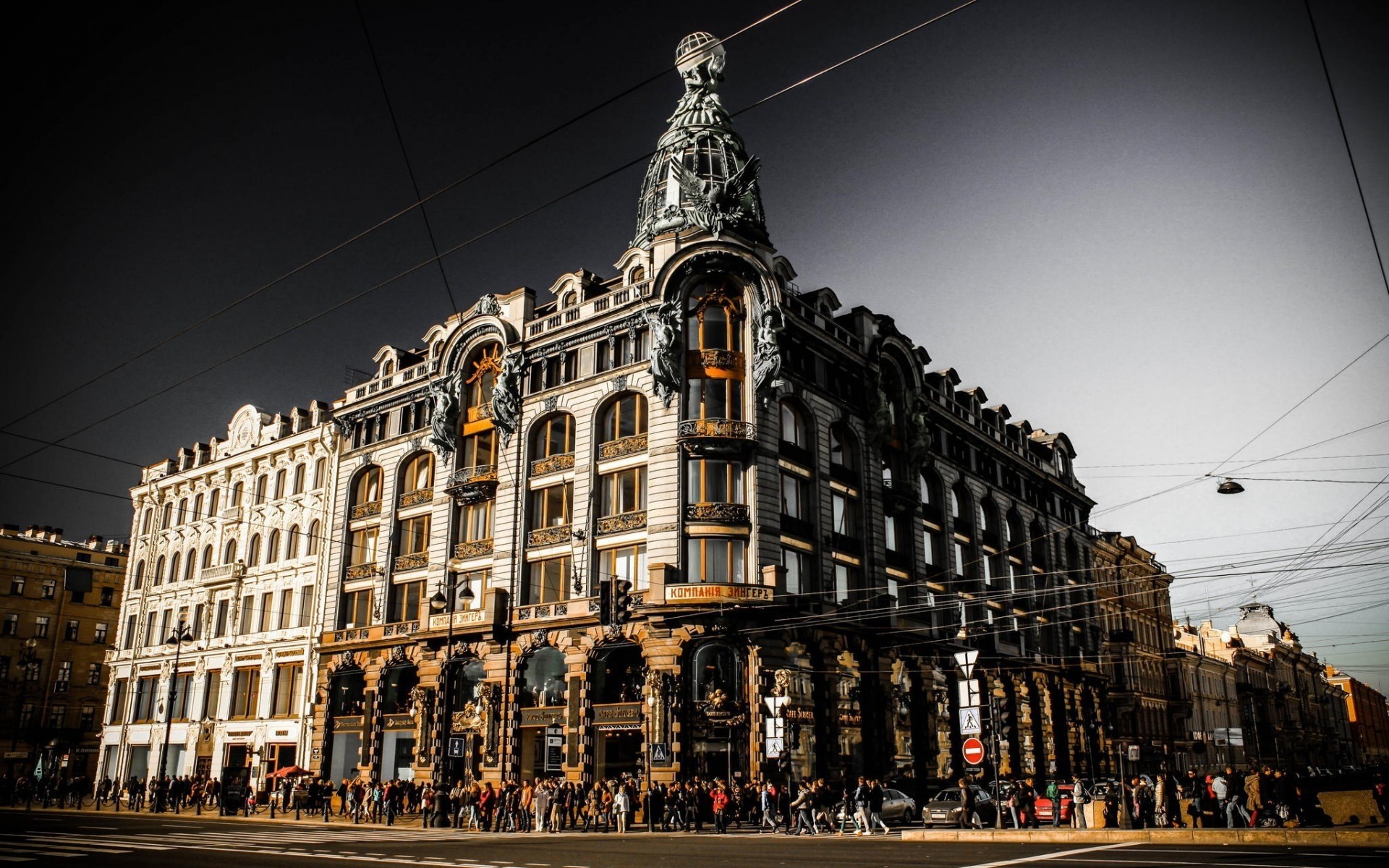 russia city travel building architecture urban street tourism square landmark town sky tourist old st petersburg